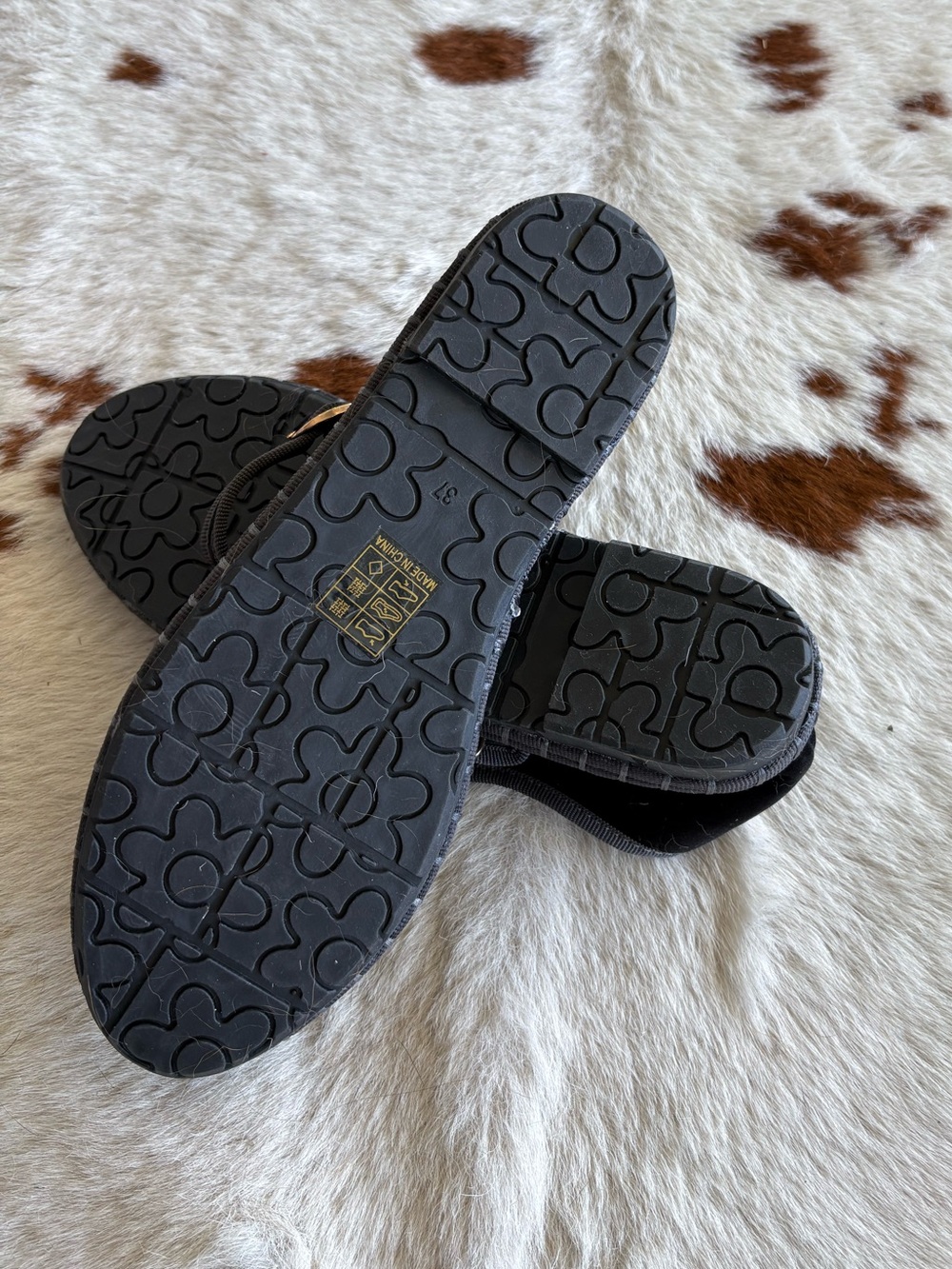 Black Mary Jane Flats with Buckle Strap - Picture 3 of 3